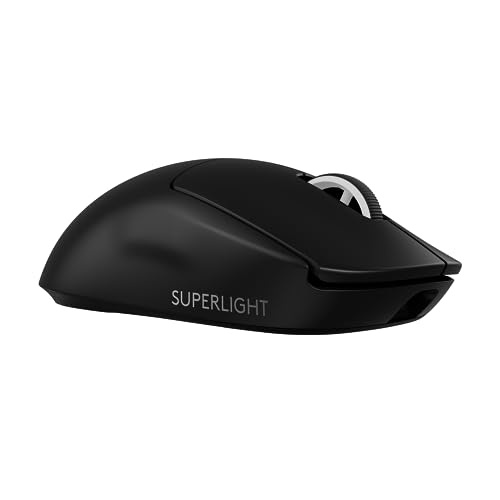 Logitech G PRO X SUPERLIGHT 2 LIGHTSPEED Wireless Gaming Mouse, 8K Polling, Lightweight, LIGHTFORCE Hybrid Switches, HERO 2 Sensor, 888 IPS, 44,000 DPI, 5 Programmable Buttons,USB-C Charging, PC & Mac