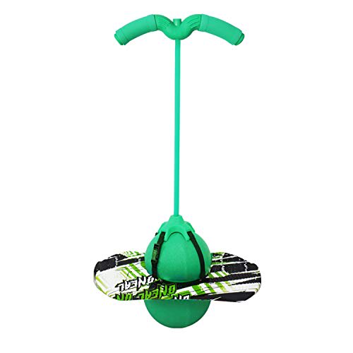 Willingfun Pogo Ball with Handle, Pogo Stick Pogo Jumper for Kids Ages 6 & Up, Great Gifts for Boys and Girls, with Pump and Strong Grip Deck