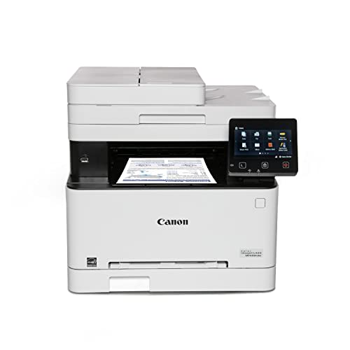 Canon Color imageCLASS MF656Cdw - Impresora láser inalámbrica todo en uno, dúplex, con garantía limitada de 3 años, color blanco