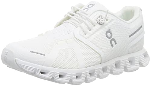 ON Cloud 5 - Tenis para mujer, Blanco (All White)