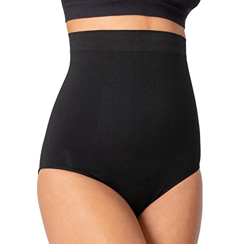 Shapermint - Faja moldeadora con control de abdomen para mujer, Negro -