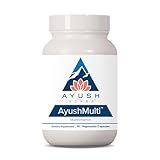 Ayush Herbs Multi, All-Natural High Antioxidant Multivitamin for Women and Men, Active B Vitamin and Chelated Mineral Supplements, Daily Vitamins for Adults, 90 Vegetarian Capsules