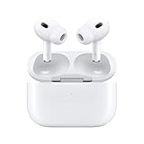 Apple AirPods Pro (2nd Gen) Wireless Earbuds, Up to 2X More Active Noise Cancelling, Adaptive Transparency, Personalized Spatial Audio MagSafe Charging Case (Lightning) Bluetooth Headphones for iPhone