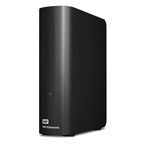 Western Digital - Disco duro externo de escritorio Elements de 20 TB, disco duro externo USB 3.0 para almacenamiento, plug and play, Western Digital BWLG0200HBK-NESN