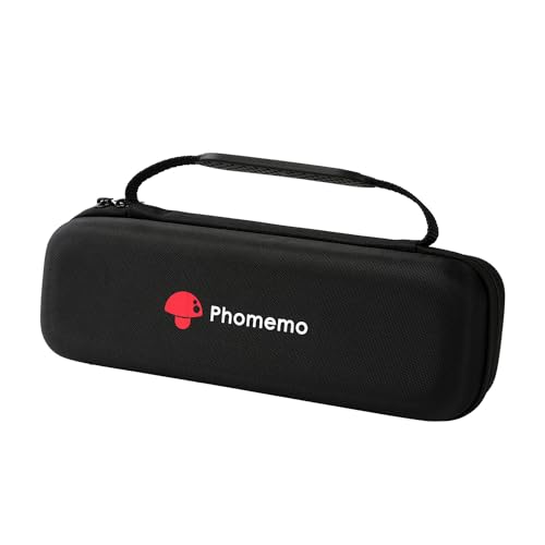 Phomemo Funda de transporte, compatible con impresora portátil M832/M834/M835, para impresora móvil inalámbrica de viaje, soporte de almacenamiento de papel y cable USB (solo caja)