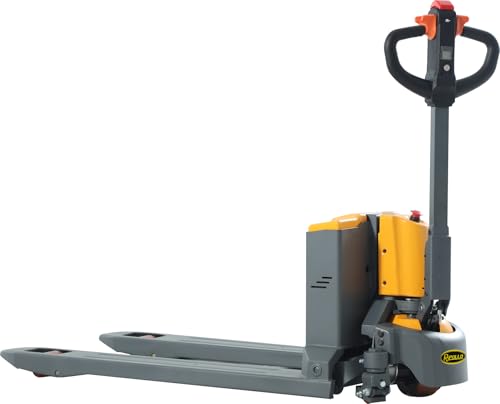 Apollo Full Electric Pallet Truck Lithium Power Pallet Jack Truck 3300 lbs Capacity 48" L x 27" W Forks for Material Handling, Strong Torque for Climbing, Suitable for Warehouse, Supermarket etc.