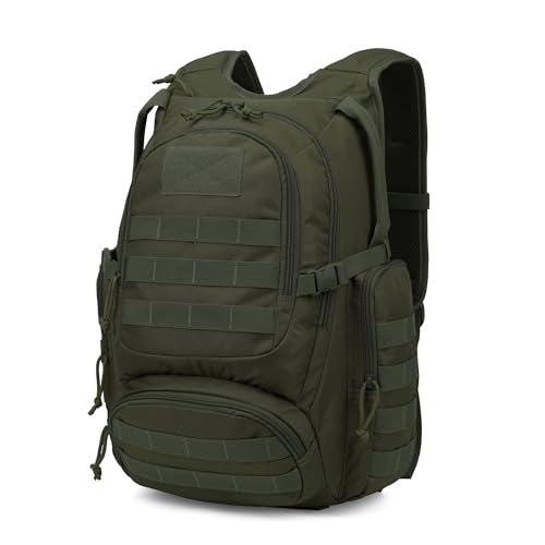 Mardingtop - Mochilas tácticas Molle (Equipo modular de transporte de carga ligera), estilo militar, de 25 y 30 litros, para senderismo, acampar, viaje militar, pasear en motocicleta