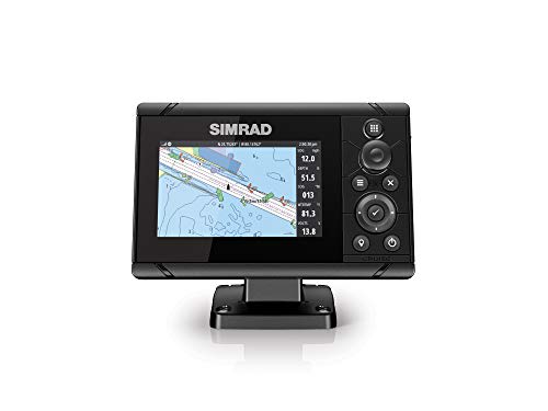 Simrad Plotter GPS Cruise de 5 a 5 pulgadas con transductor 83/200 precargado C-MAP US Coastal Maps, 000-14995-001