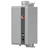 Rheem RTG-95DVLN-3 Calentador de agua de gas natural sin tanque interior sin condensación de alta eficiencia, 9.5 GPM