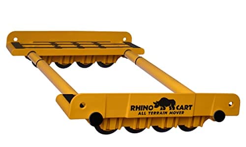 Rhino Cart All Terrain Mover - All Terrain Moving Dolly for Heavy Appliance, Furniture, and Building Material Handling with 2,000lb Load Rating