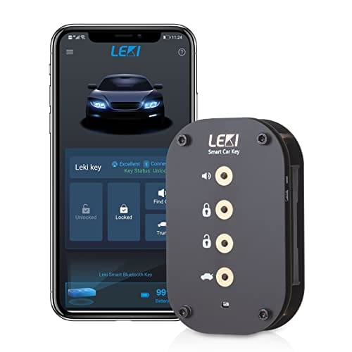 Bluetooth Car Remote Start System, Smart Car Keyless Entry App Controls One Button to Lock/Unlock/Trunk/Find Car