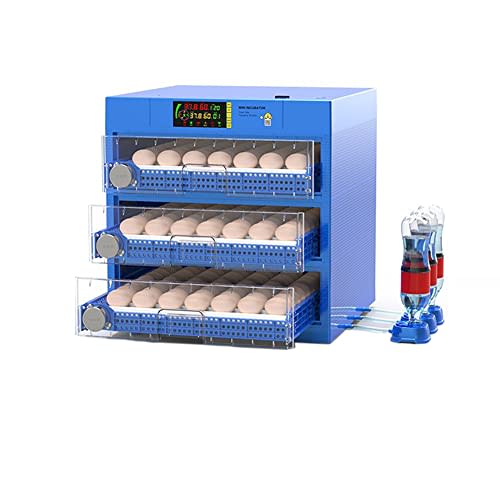 AJLDN Incubadora de 193 huevos con giro automático de huevos, incubadora de huevos con incubadoras de laboratorio de uso general con control de temperatura para pollos, patos, pájaros