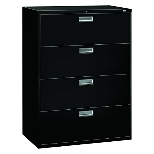 Archivero lateral con 2 cajones HON Serie 600 de 30 in x 19 1/4 in, Acero, Negro