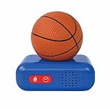 Lexibook - Basketball - Basketball Nightlight Alarm Clock, Sounds and Melodies, LCD Backlit Screen, Luminous, Snooze, Blue/Orange, RL800BA