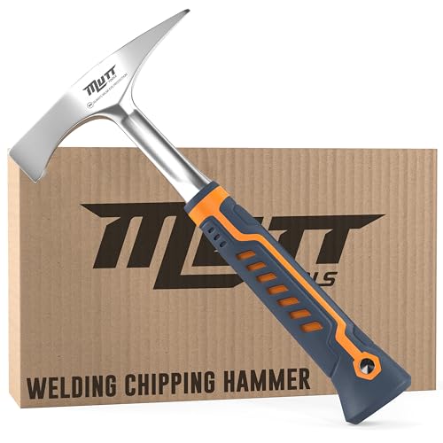 AMERICAN MUTT TOOLS Welding Chipping Hammer – 14 oz Welding Hammer Chipping Slag – Slag Hammer, Chipping Hammer Welding, Welder Hammer, Welding Chipping Hammer, Welders Chipping Hammer, Chipi Hammer