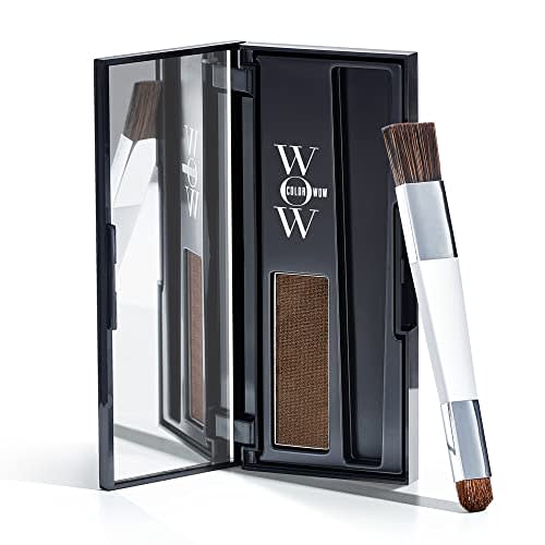 COLOR WOW Root Cover Up, Medium Brown – Instant Grey Coverage and Temporary Touch-Up, Water and Sweat Resistant, No mess Award-Winning Formula