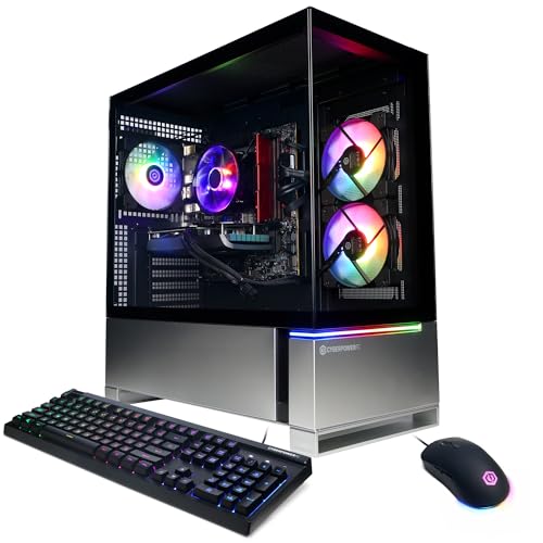 CyberPowerPC Gamer Xtreme VR Gaming PC, Intel Core i5-13400F 2.5GHz, GeForce RTX 4060 8GB, 16GB DDR5, 1TB PCIe Gen4 SSD, WiFi Ready y Windows 11 Home (GXiVR8060A24)