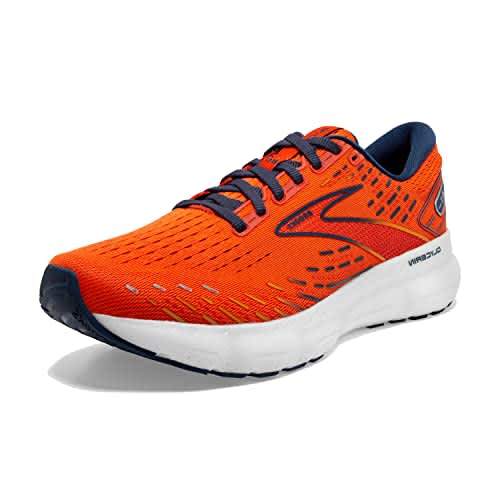 Brooks Men's Glycerin 20 Neutral Running Shoe - Orange/Titan/Flame - 12.5 Medium