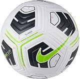 Nike Unisex's NK Academy - Team Recreational Soccer Ball, White/Black/(Volt), 5