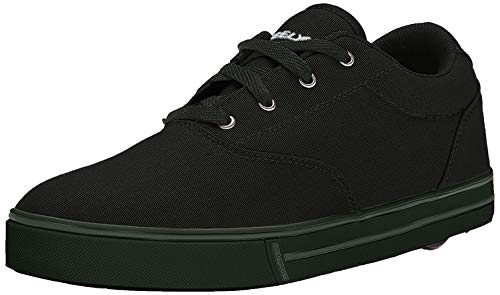 HEELYS Mens Launch Black Skate Shoes (9 D(M) US)