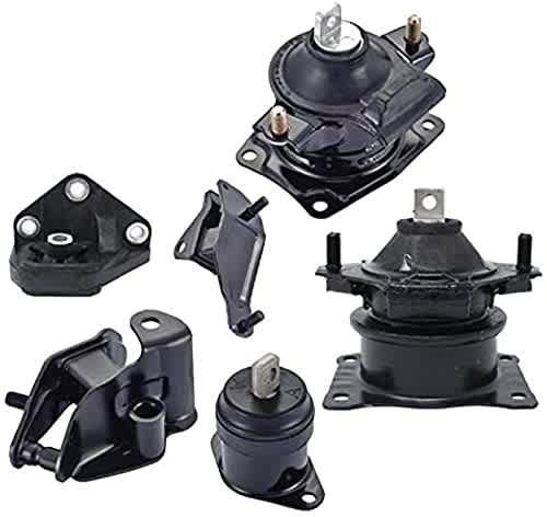 ENA Engine Motor and Trans Mount Set of 6 Compatible with Honda 2003 2004 2005 2006 2007 Accord 2.4L Automatic Trans Replacement for A4526HY A4517 A4516 A4510 A4509 A4542