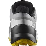 Salomon SPEEDCROSS GORE-TEX Tenis de correr para hombre, Piel de tiburón/negro/limón