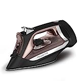 Mueller Professional Grade Steam Iron, Retractable Cord for Easy Storage, Shot of Steam/Vertical Shot, 8 ft Cord, 3 Way Auto Shut Off, Self Clean