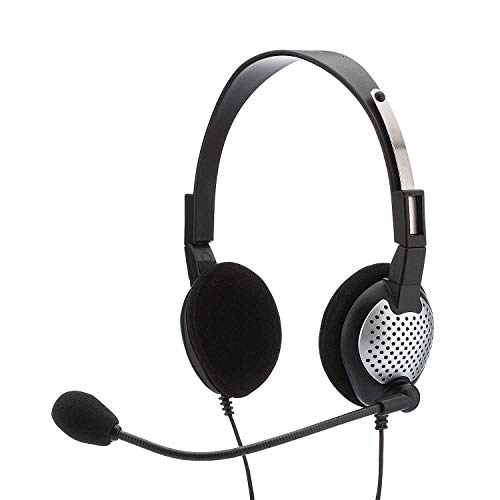 Voice Recognition USB Headset with Noise Cancelling Microphone for Nuance Dragon Speech Recognition Software