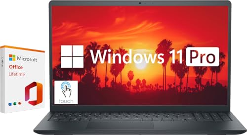 Dell ‎Inspiron - Computadora portátil con pantalla táctil de 15.6 pulgadas, Windows 11 Pro, 32 GB de RAM SSD de 1 TB, procesador Intel Core i5-1155G7, pantalla LED FHD ‎1920 x 1080, licencia de por