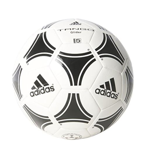 adidas Unisex-Adult Tango Glider Soccer Ball, White/Black, 4