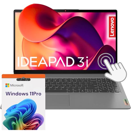 Lenovo Essential Touchscreen Laptop | Ideapad 3i | 40GB RAM | 15.6" FHD Touch Screen Display | 1TB SSD Storage | Intel Core i3 Processor | Windows 11 Pro | Business and Home Lover Laptop