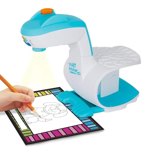 Flycatcher Toys smART Sketcher 2.0, proyector de dibujo para niños, proyector de arte para rastrear, juguetes para niños, regalo de cumpleaños para mayores de 5 años, suministros de arte para niños de