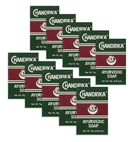 Chandrika Bath and Body Ayurvedic Bar Soap, Pack of 10 - DIRECT FROM CHANDRIKA - AUTHORIZED IMPORTERS AND DISTRIBUTORS. OF ORIGINAL CHANDRIKA LINE