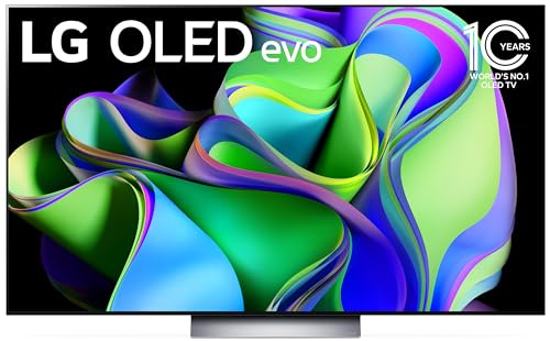 LG C3 Series 65-Inch Class OLED evo 4K Processor Smart Flat Screen TV for Gaming with Magic Remote AI-Powered OLED65C3PUA, 2023 with Alexa Built-in