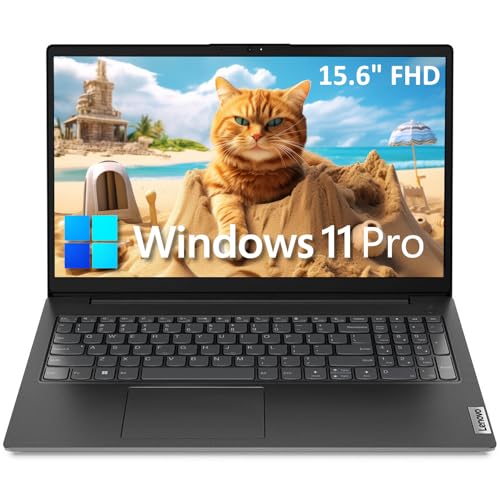 Lenovo V15 15.6" FHD Business Laptop Computer, Intel Dual-Core Processor, 32GB DDR4 RAM, 1TB PCIe SSD, AC WiFi, Bluetooth 5.1, RJ-45, Type-C, HDMI, Numeric Keypad, Windows 11 Pro, Befectoy