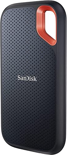 SanDisk SDSSDE61-2T00-G25 - SSD portátil extremo de 2 TB, hasta 1050 MB/s, USB-C, USB 3.2 Gen 2, resistencia al agua y al polvo IP65, firmware actualizado, unidad externa de estado sólido