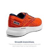 Brooks Men's Glycerin 20 Neutral Running Shoe - Orange/Titan/Flame - 12.5 Medium