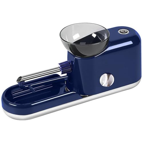 HEYVGO Rodillo de cigarrillo eléctrico de 6,5/0.315 in, rodillo de cigarrillo automático para tabaco, herramienta de rodillo de jeringa electrónica para novio, hombres, regalo para padre (azul)