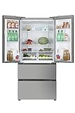 Hamilton Beach HBFR1504 Refrigerador de profundidad de mostrador de tamaño completo con dos cajones para congelador, 17.9 pies cúbicos, inoxidable