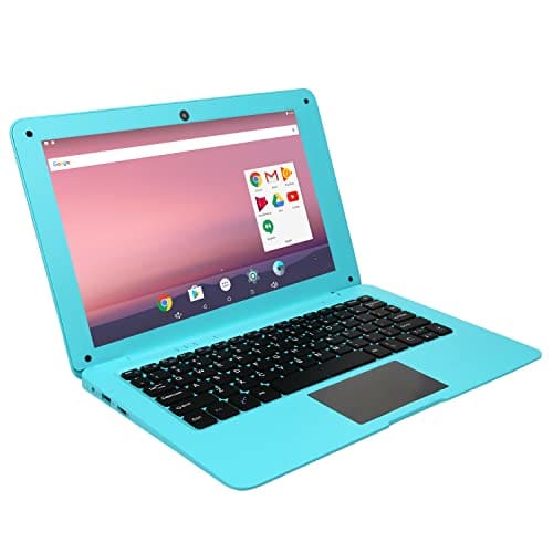 Computadora portátil para tabletas y computadoras: computadora portátil para niños de 10.1 pulgadas con Android 7.1.1 - Procesador de cuatro núcleos - 2+32 GB ROM-Bluetooth-HDMI-WiFi- Azul