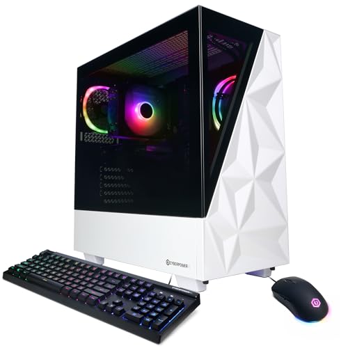 CyberPowerPC Gamer Xtreme VR Gaming PC, Intel Core i7-14700F 2.1GHz, GeForce RTX 4060 Ti 16GB, 16GB DDR5, 1TB PCIe Gen4 SSD, WiFi Ready y Windows 11 Home (GXiVR8040A16)