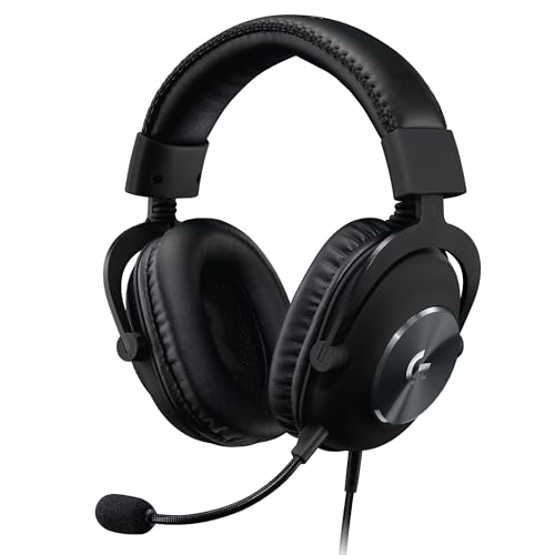 Logitech G Auriculares con cable Pro X SE: micrófono desmontable azul VO!CE Boom Mic, DTS 7.1, controladores de 1.969 in, USB auxiliar de 0.138 in, USB DAC incluido, para PC, Xbox, PS5, PS4 - Negro -