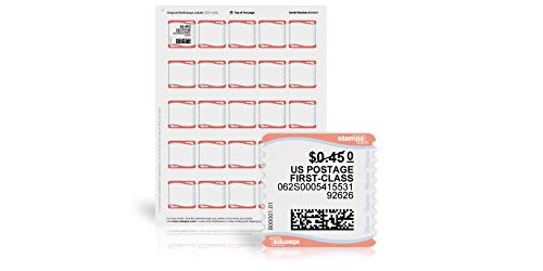 Original NetStamp Labels 50 Sheets / 1250 Stamps