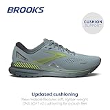 Brooks Men’s Adrenaline GTS 23 Supportive Running Shoe - Cloud Blue/Goblin Blue/Lime - 10.5 Medium