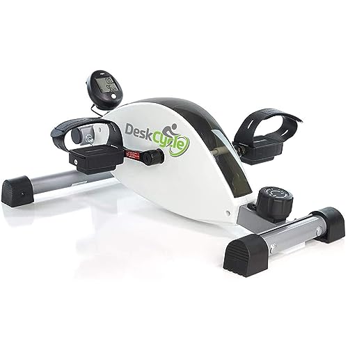 DeskCycle Under Desk Bike Pedal Exerciser - Stationary Bikes for Home & Office - Standard and Adjustable Height Versions