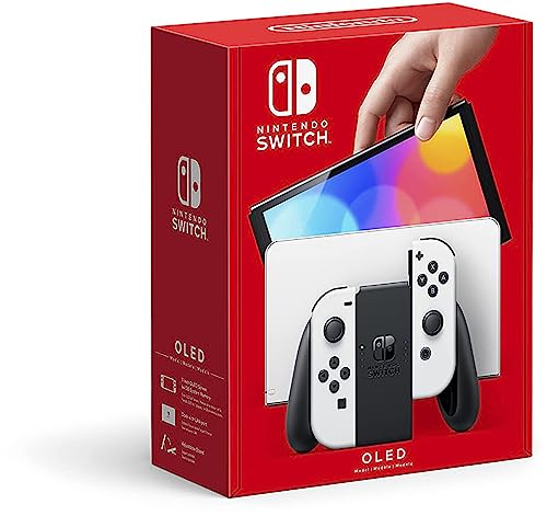 Nintendo Switch Modelo OLED con consola Joy-Con blanca (Disponibles en cantidades limitadas)