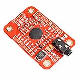 Rakstore Módulo de reconocimiento de voz V3 compatible con Arduino Soporte 80 tipos de voz DC 4.4-5.5 V alta precisión