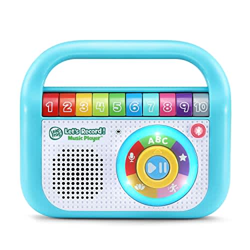 LeapFrog Let's Record - Reproductor de música, color verde azulado