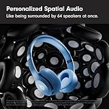 Beats Solo 4 - Auriculares inalámbricos Bluetooth en la oreja, compatibles con Apple y Android, hasta 50 horas de duración de la batería, color azul pizarra