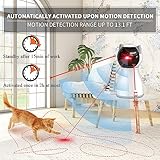 YVE LIFE Laser Cat Toys for Indoor Cats,The 4th Generation Real Random Trajectory Motion Activated Rechargeable Automatic Cat Laser Toy,Interactive Cat Toys for Bored Indoor Adult Cats/Kittens/Dogs